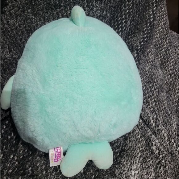 Squishmallows FuzzAMallow Official 12 inch Perry the Teal Dolphin Plush Toy - Picture 4 of 7